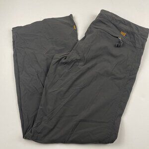 LUCY Flex Pants Woman’s Size M  Nylon Spandex Lightweight Travel Hike Gray
